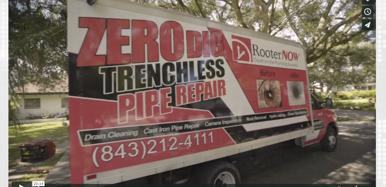 RooterNOW Charleston Plumber cast iron pipe repair