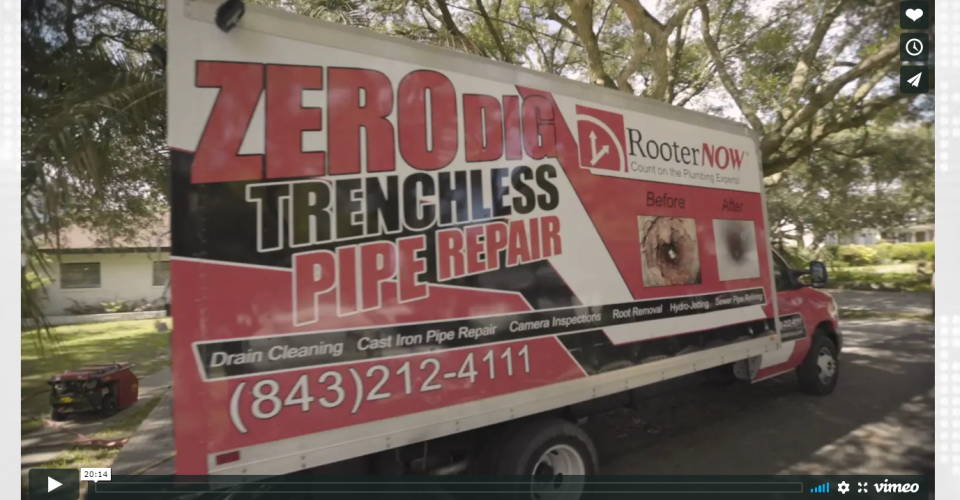 RooterNOW Charleston Plumber cast iron pipe repair